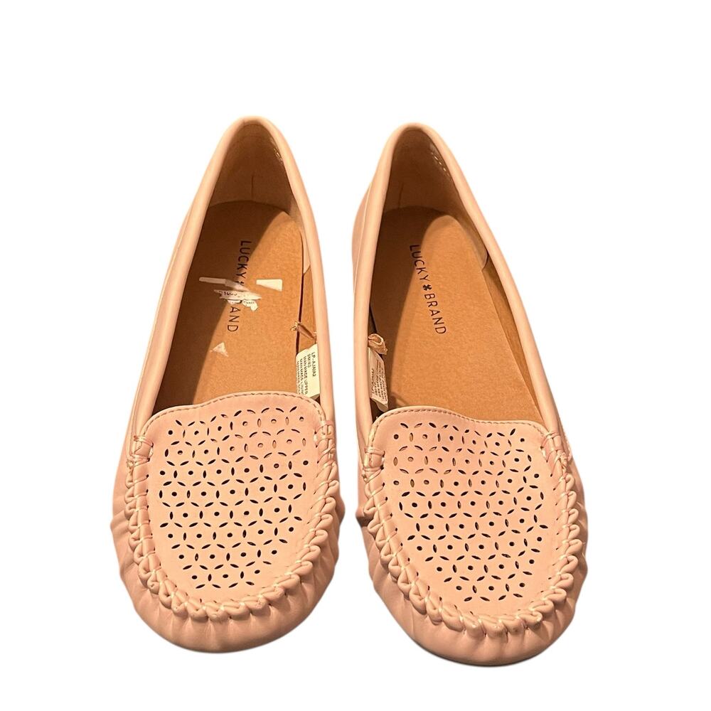 Lucky Brand Ajaia Perforated Loafers Slip On - Picture 2 of 6